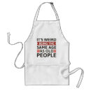 Search for old age aprons Aging