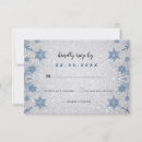 Search for snowfall invitations Silver