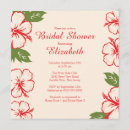 Search for hibiscus bridal shower invitations Tropical