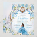 Search for baby blue quinceanera invitations Elegant