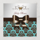 Search for turquoise brown invitations Chic