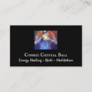 Search for crystal healing business cards Reiki practitioner