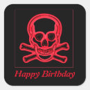 Search for black and red skull stickers Dead