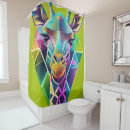 Search for giraffe shower curtains Zoo animals
