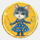 Search for cute cartoon cat stickers Animal