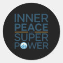 Search for inner peace stickers Mental health awareness