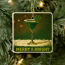 Search for clover christmas tree decorations Saint patricks day