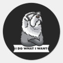 Search for sheepdog stickers Old english sheepdog
