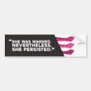 Search for she bumper stickers Political