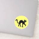 Search for yellow cat eyes stickers Halloween