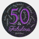 Search for black 50 birthday stickers Glitter