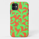 Search for orange swirls iphone cases Green