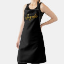 Search for black and gold aprons Employee