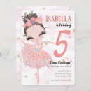 Search for brunette birthday invitations Pink and gold