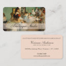 Search for art class business cards Degas