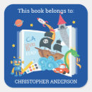 Search for boy reading bookplates Library