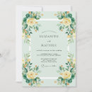 Search for mint green invitations Greenery