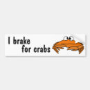 Search for crab bumper stickers Funny