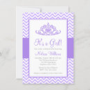 Search for purple princess baby shower invitations Cute