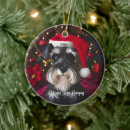 Search for miniature schnauzer christmas tree decorations Funny