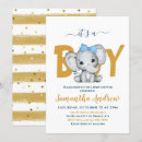 Search for navy blue elephant baby shower invitations Baby boy