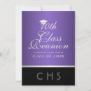 Search for purple black silver invitations Chic