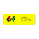 Search for bird return address labels Black