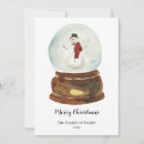 Search for snow globe invitations Snowman