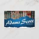 Search for ski instructor business cards Winter