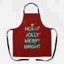 Search for holly jolly aprons Festive