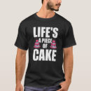 Search for piece of cake tshirts Confectioner