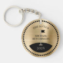 Search for year key rings Black and gold
