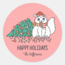 Search for snowy trees stickers Merry christmas