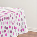 Search for pink polka dots tablecloths Colourful