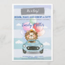 Search for drive by baby boy shower invitations Jungle