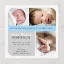 Search for brother birth announcement cards Modern
