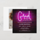 Search for neon graduation invitations Minimalist