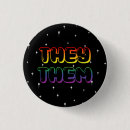 Search for they them their pronouns badges Rainbow