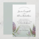 Search for purple and sage wedding invitations Floral