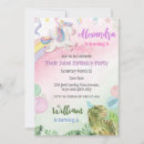 Search for dinosaur and unicorn party invitations For kids
