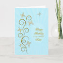 Search for butterfly for sister birthday cards Blue