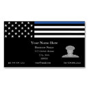 Search for thin blue line business cards Flag