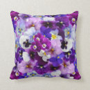 Search for purple and white cushions Flowers