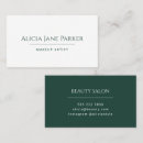 Search for dark green business cards Professional