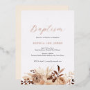 Search for boho floral christening invitations Rose