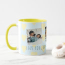 Search for navy blue and yellow mugs For him