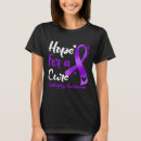 Search for cure epilepsy tshirts Purple