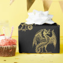 Search for fantasy wrapping paper Black