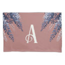 Search for initials pillowcases Navy blue