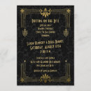Search for roaring 20s bridal shower invitations Black